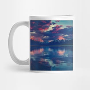 Mountain Ranges Along The Sea Mug